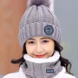 Warm winter hat with neck protection by sup- ngbrand, to keep your warm in an élégance style, unisex