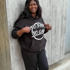 No pain No gains hoodie by sup- ngbrand. Complete baggy hoodie to keep you stylish, 100%cotton